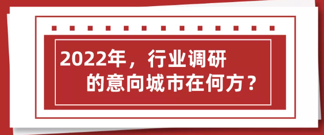 2022年 行業(yè)調(diào)研之意向城市在何方？上海展會搭建公司回答道！